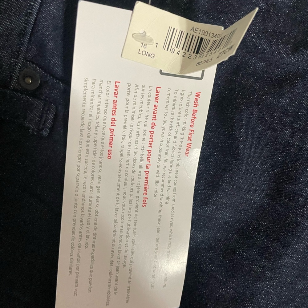NWT Womens 16Long Amazon Essentials Women's Slim Bootcut Mid-Rise Stretchy Jean - Picture 9 of 9